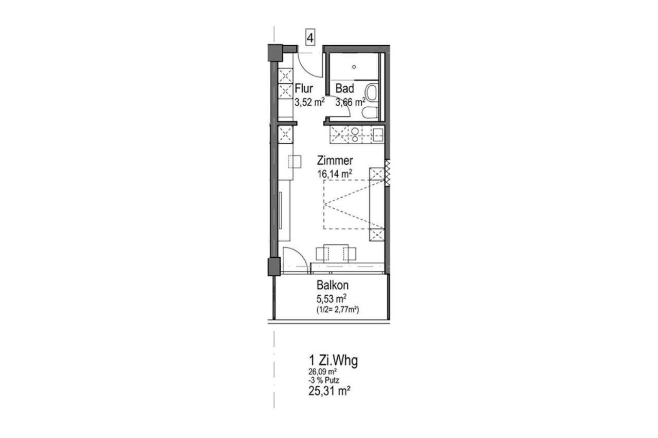 Huber Living Basic 106 Germering Exterior foto